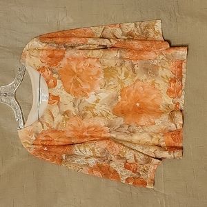 Coldwater Creek Floral Blouse